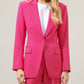 Sugarlips - Chelsea Fitted Notch Lapel Blazer