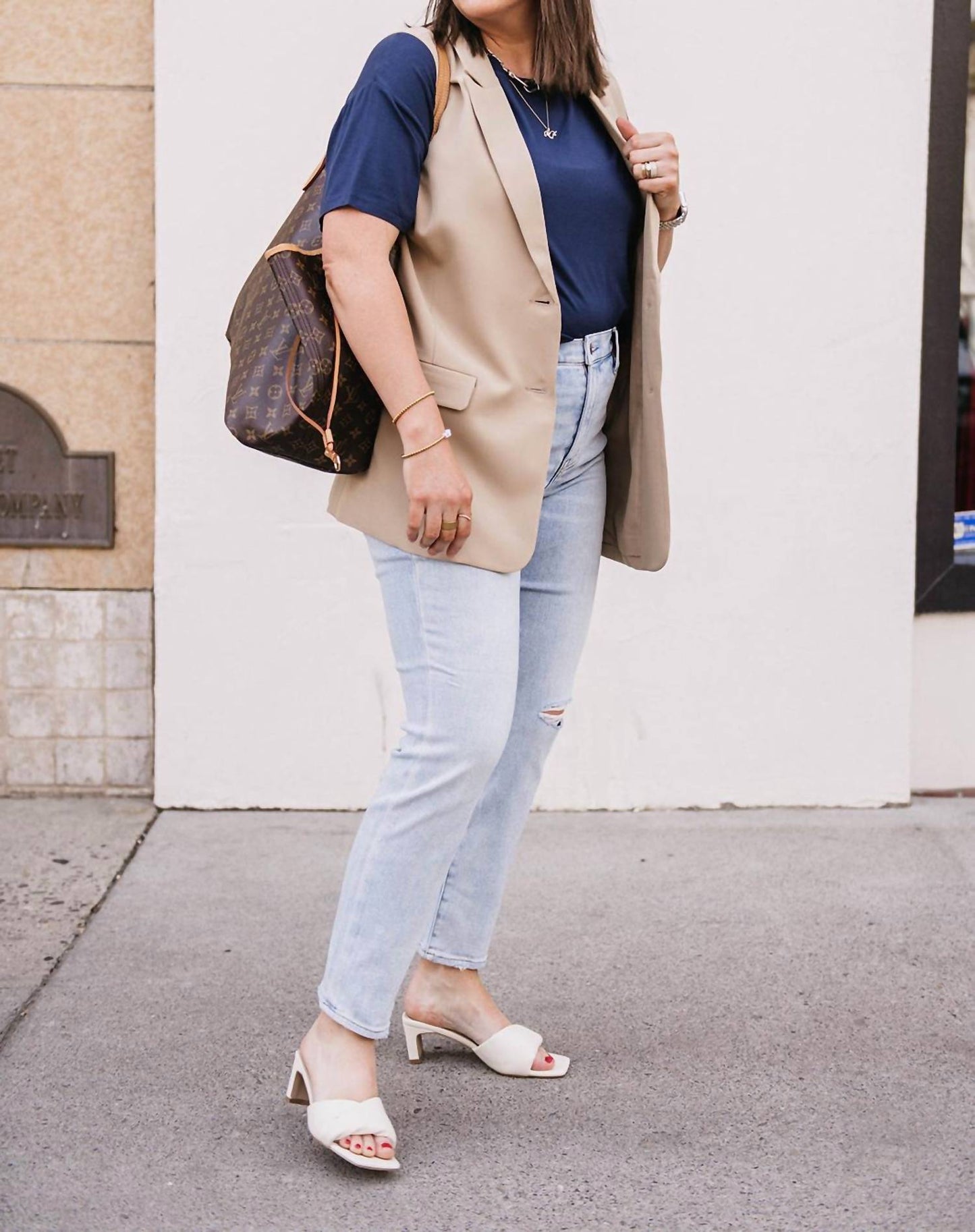 Steve Madden - SLEEVELESS BLAZER VEST