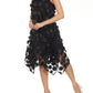 Joseph Ribkoff - 3d Dot Mesh Trapeze Dress