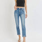 Risen - Full Size High Rise Cropped Roll Up Jeans
