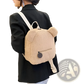 Bear Shaped Plush Backpack Cute Fuzzy Fleece Rucksack