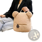 Bear Shaped Plush Backpack Cute Fuzzy Fleece Rucksack