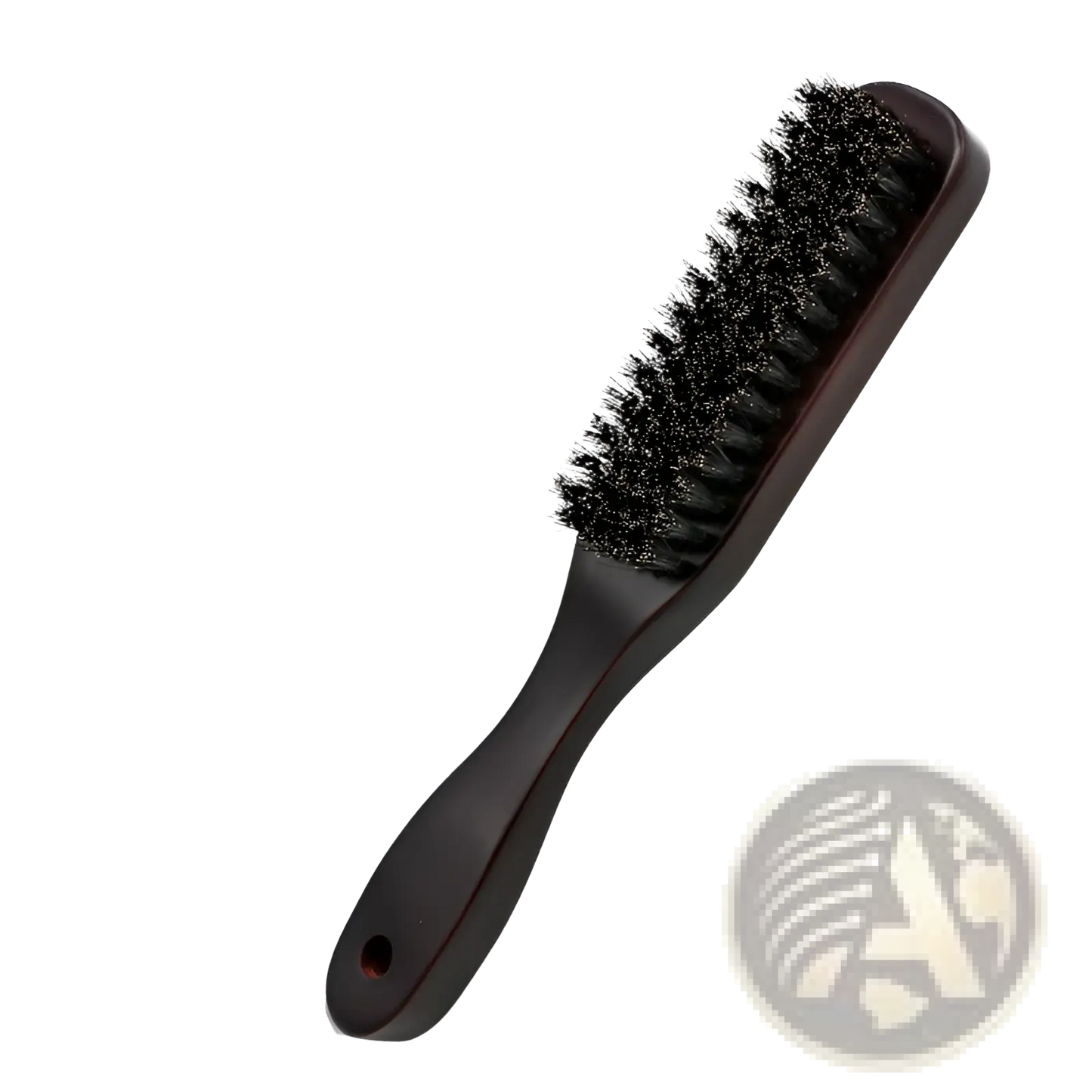 Beard Brush Stiff Pig Bristle with Wooden Handle