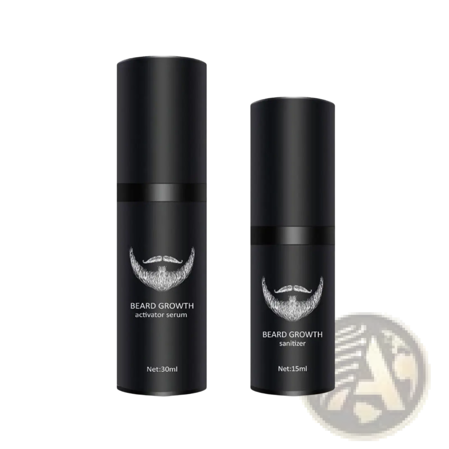 Beard Growth Kit with Derma Roller and Serum Set
