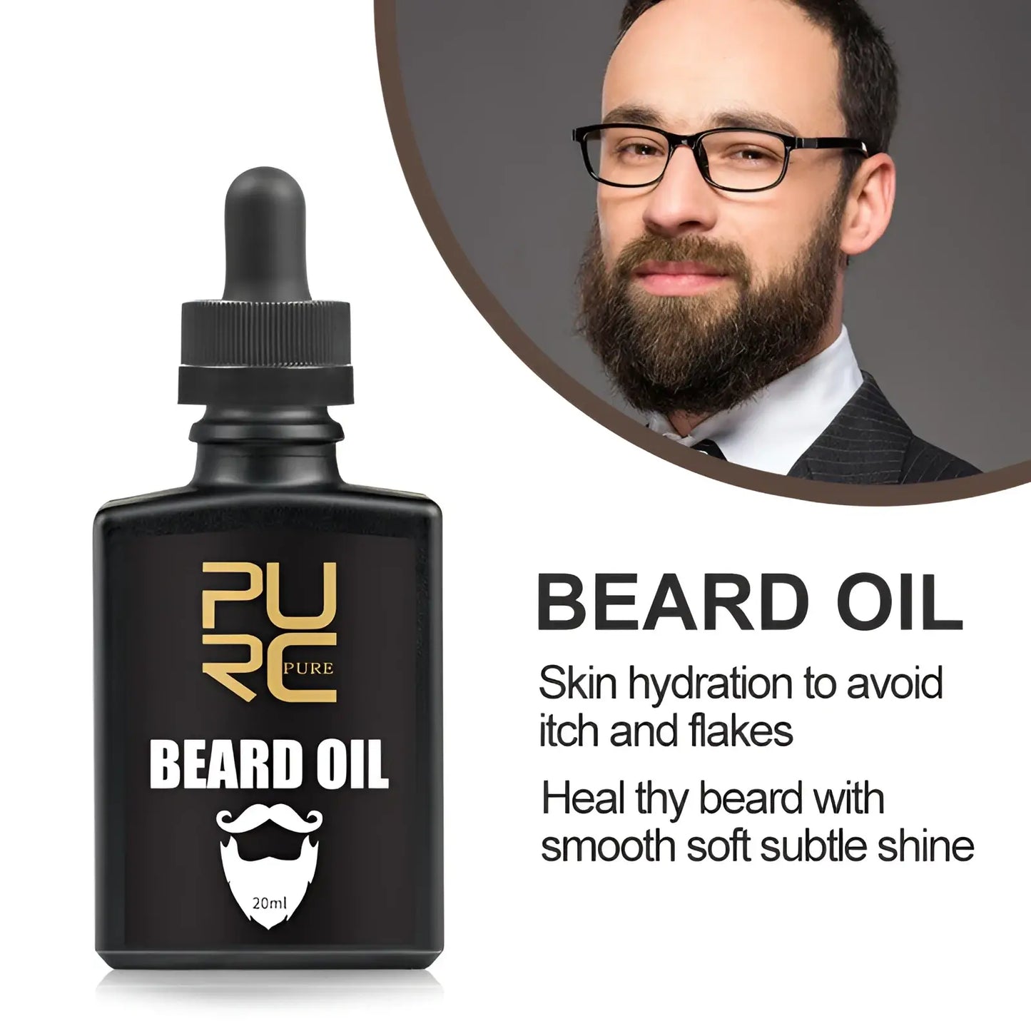 Beard Growth Liquid Pure Nourishing Oil Spray