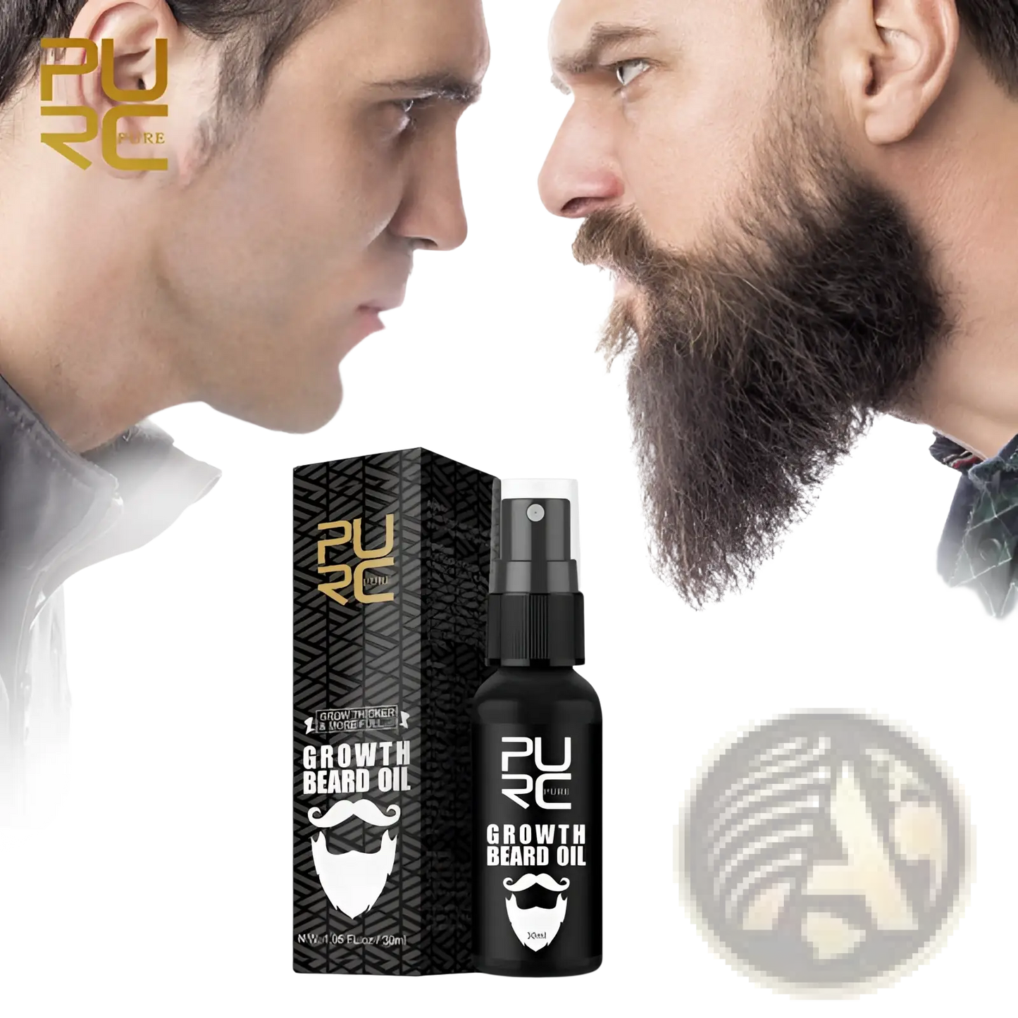 Beard Growth Liquid Pure Nourishing Oil Spray