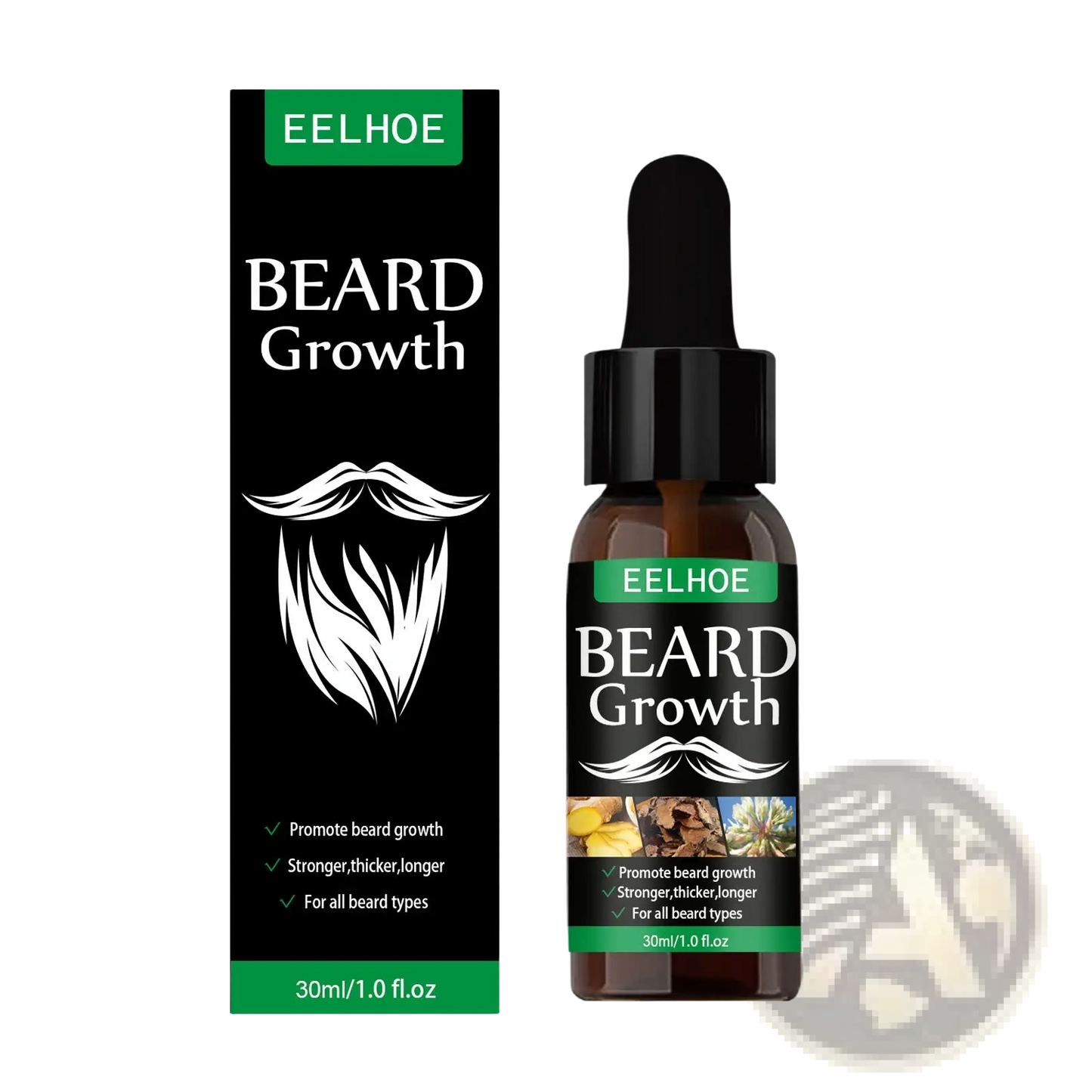 Beard Growth Oil Serum with Derma Roller Kit 40ml