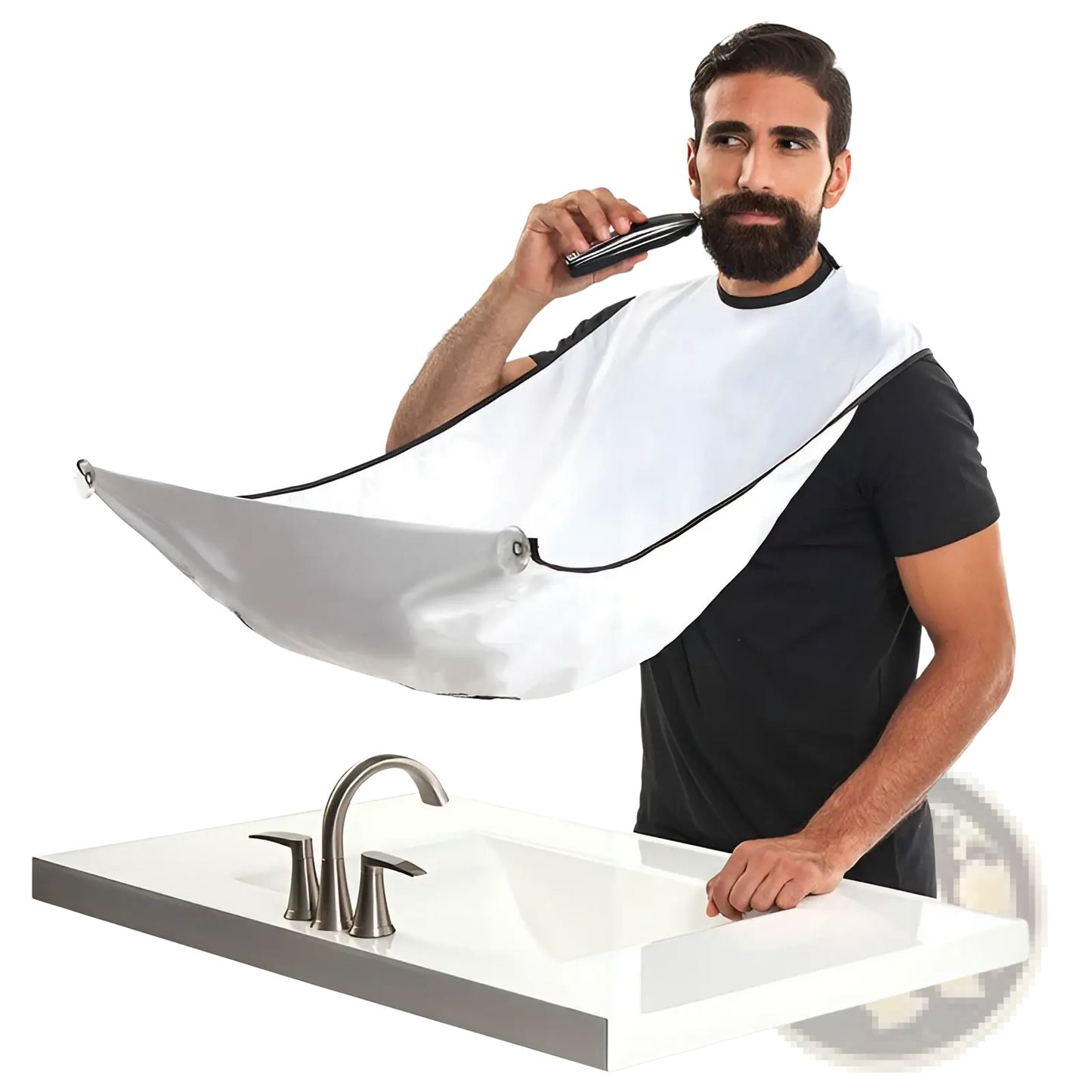 Beard Shaving Catcher Waterproof Hair Grooming Apron