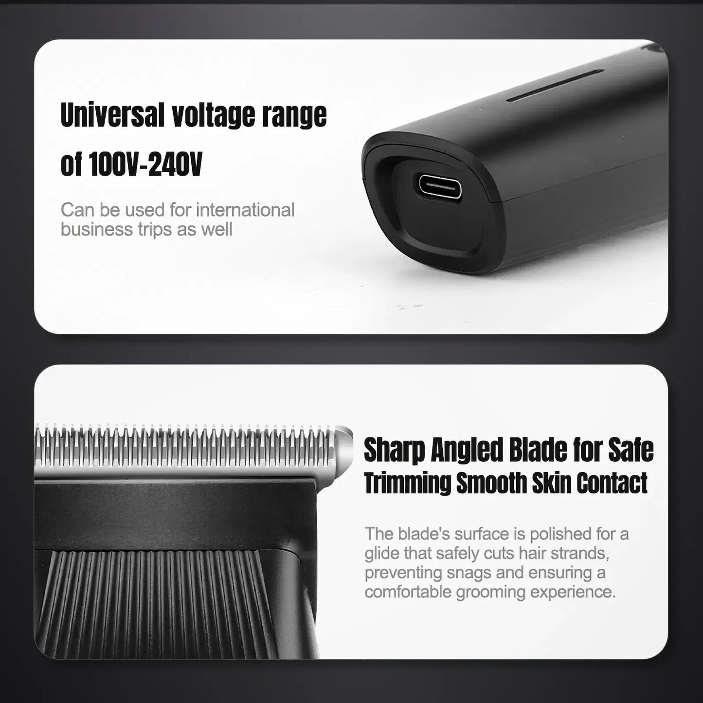 Beard Trimmer 3 in 1 Mens Hair Clipper Grooming Kit