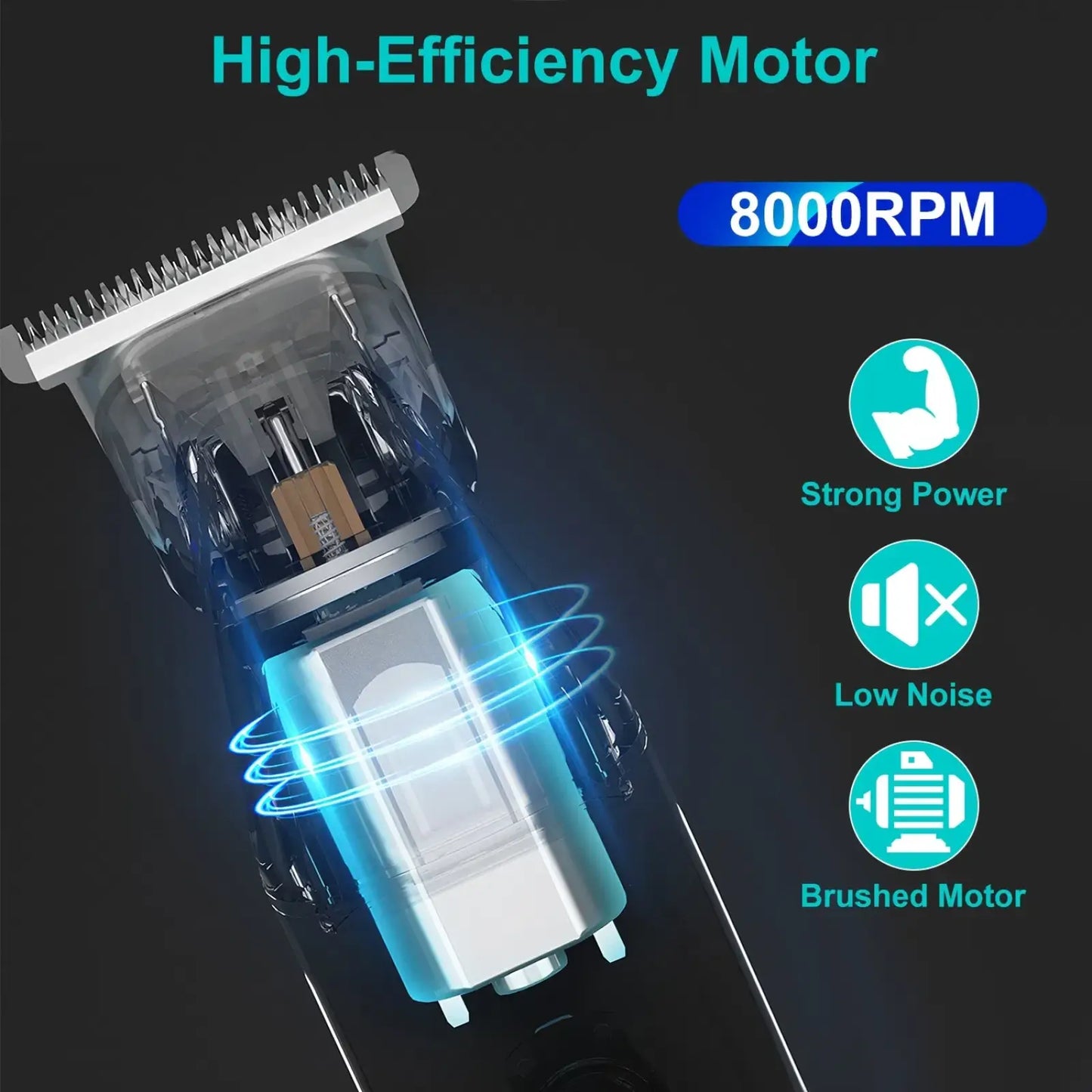 Beard Trimmer for Men 5 in 1 Ipx5 Waterproof Kit