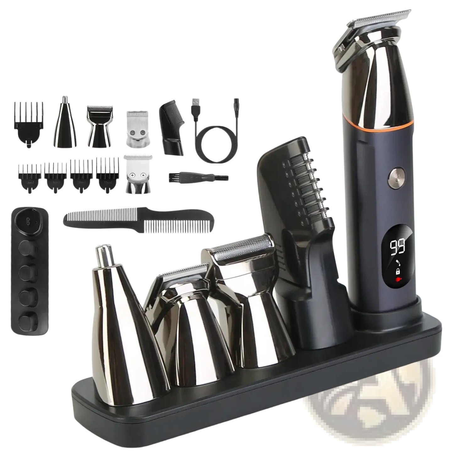 Beard Trimmer for Men 5 in 1 Ipx5 Waterproof Kit