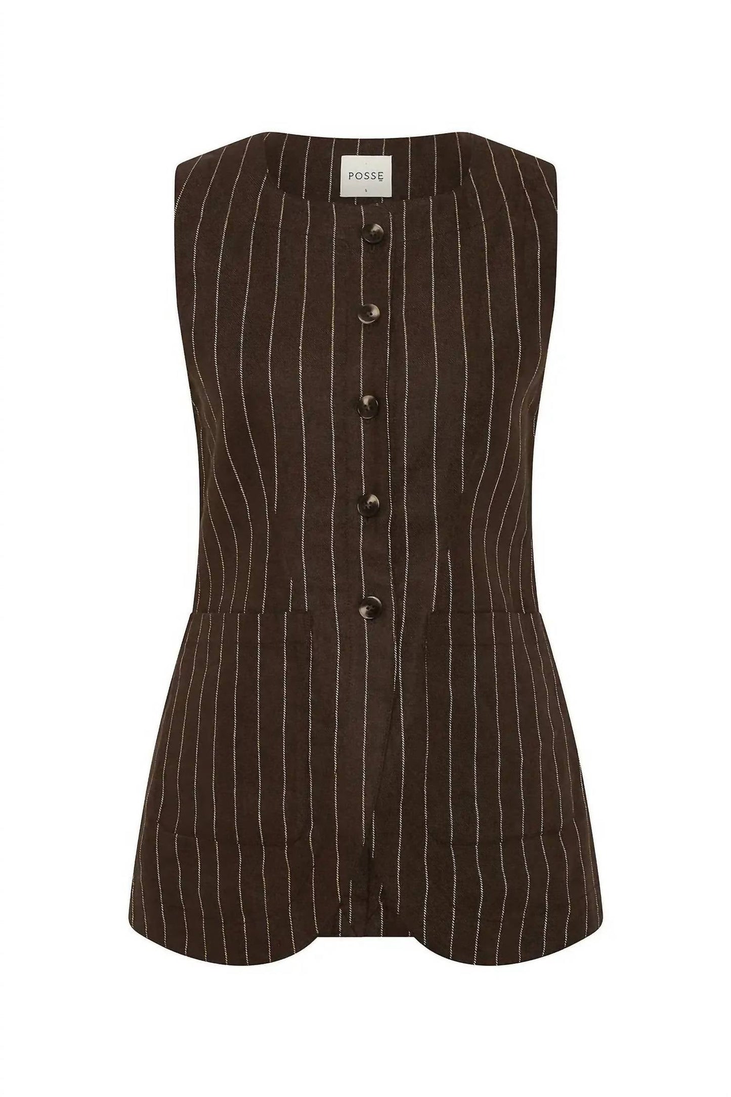 Posse - Emma Pinstripe Vest