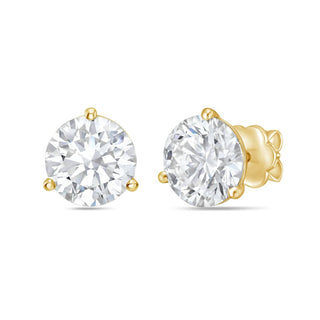 Diana M Jewels - 8.00 Cts Round Lab Grown Stud Earrings