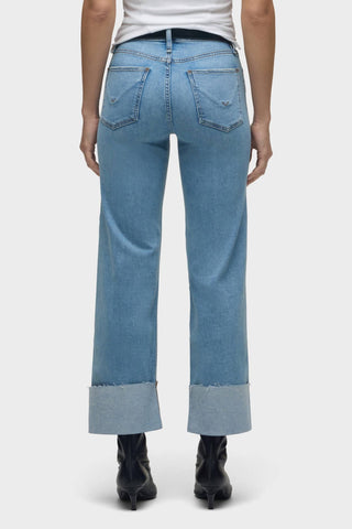 Hudson - Rosie High Rise Wide Leg Ankle Cuff Jean