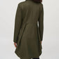 Joseph Ribkoff - Zip Front Cocoon Long Coat