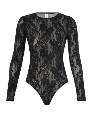 Zimmermann - Long Sleeve Lace Bodysuit