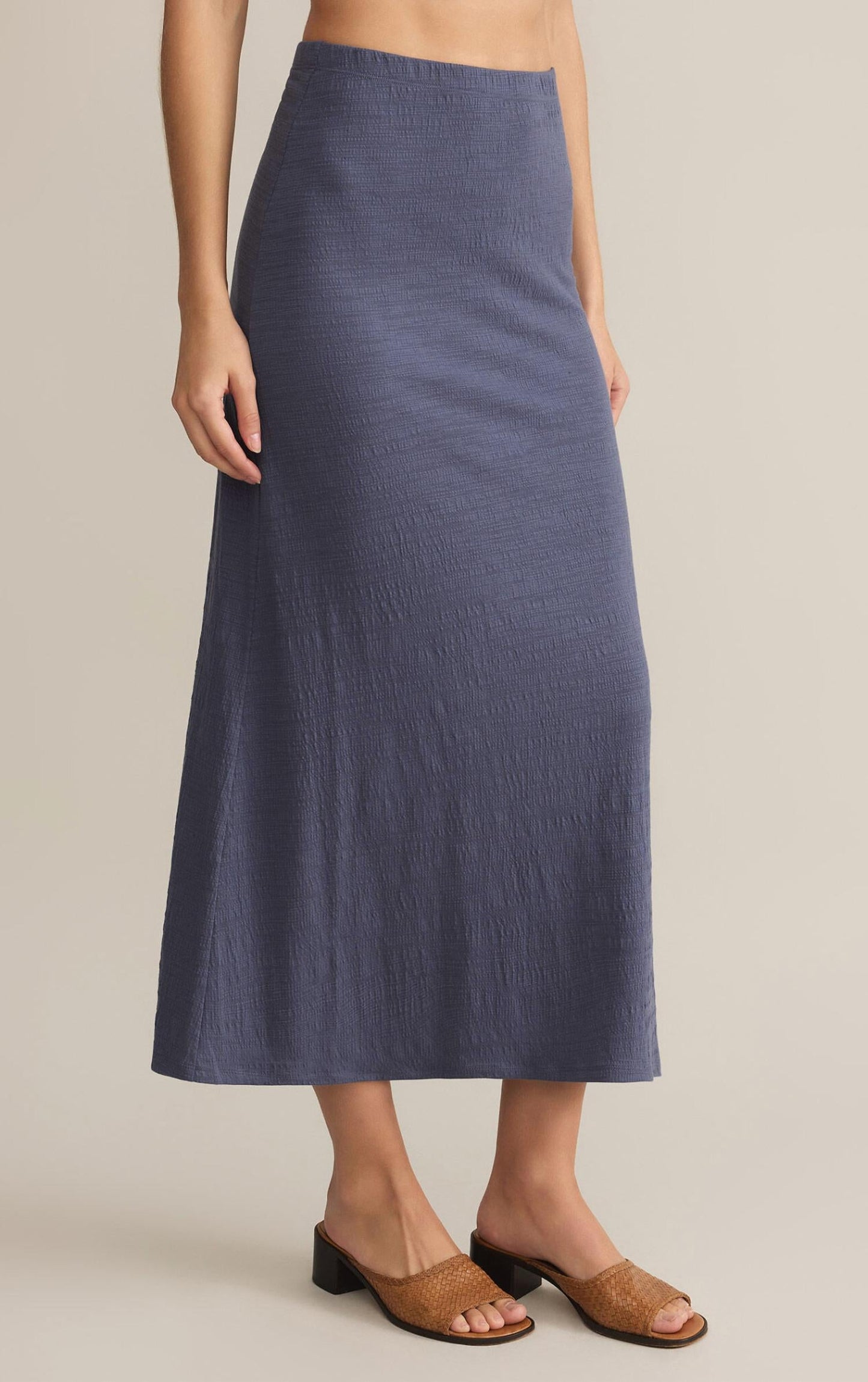 Z Supply - Cedar Textured Midi Skirt