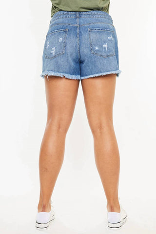 Kancan - Distressed Denim Shorts