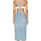 Free People - Bardot Denim Skirtall Overalls