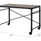 Oklarth Rustic Writing Desk - Black / Oak