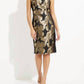 Joseph Ribkoff - Foil Leaf Dress