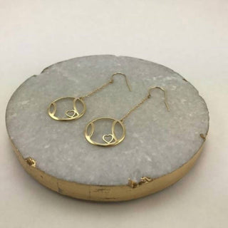 Love Love Tennis - Women's Ball Heart Solid Earrings