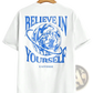 Believe in Yourself Universe Graphic Cotton Men's T-shirt