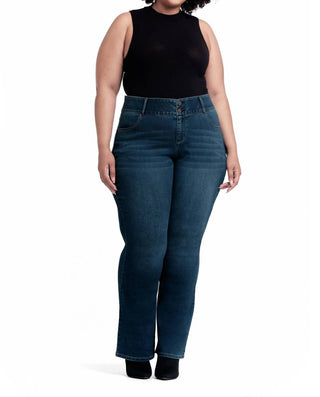 1822 Denim - Plus Shapewear High-rise Bootcut Jeans