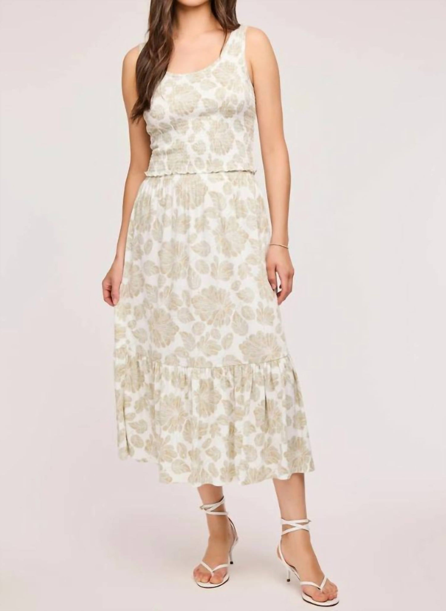 Gentle Fawn - Elaine Bloom Print Midi Skirt