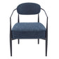 Modern Upholstered Accent Armchair With Pocket Spring Seat