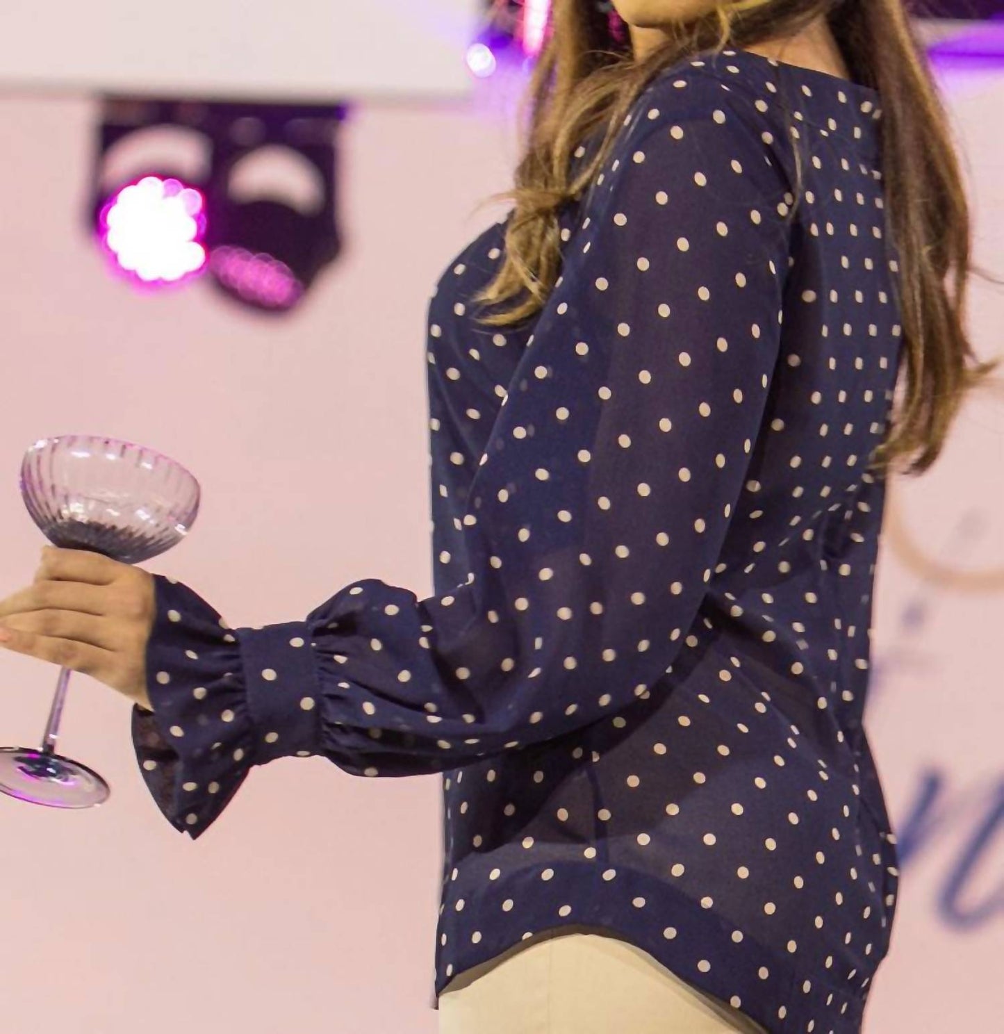 Coco Indigo - Positano Polka-Dot Blouse