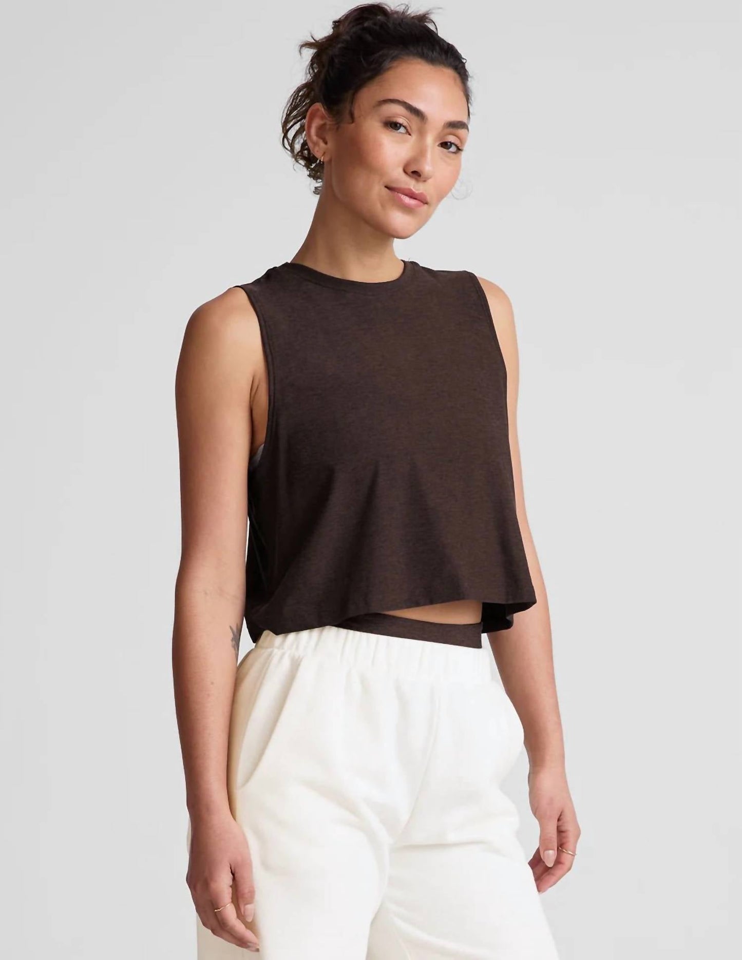 Beyond Yoga - Featherweight Minimal Cropped Tank