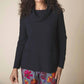 Habitat - Ripple Effect Pocket Cowl Neck Sweater