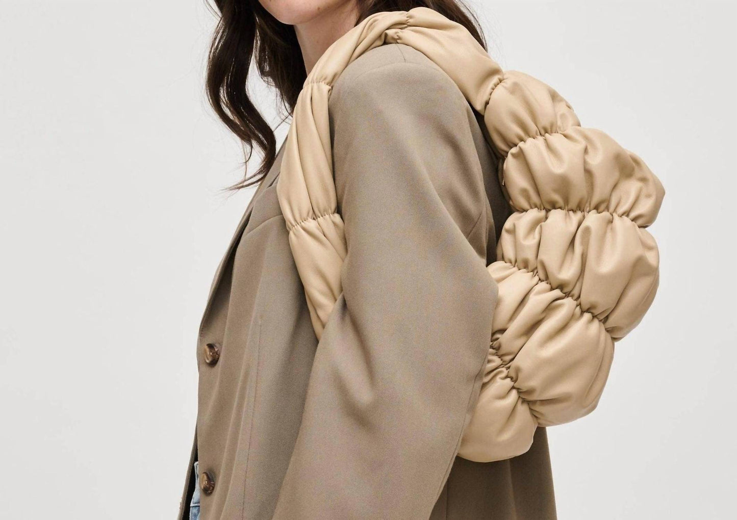Urban Expressions - Stella Puffy Quilted Vegan Leather Clutch