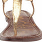Sam Edelman - Women's Gigi Embossed Wide Flats Sandals