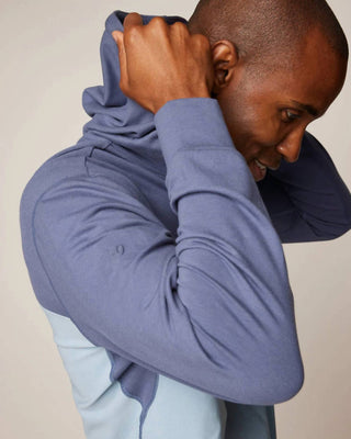 Johnnie-O - Men's Harrison Mixed Media Henley Hoodie