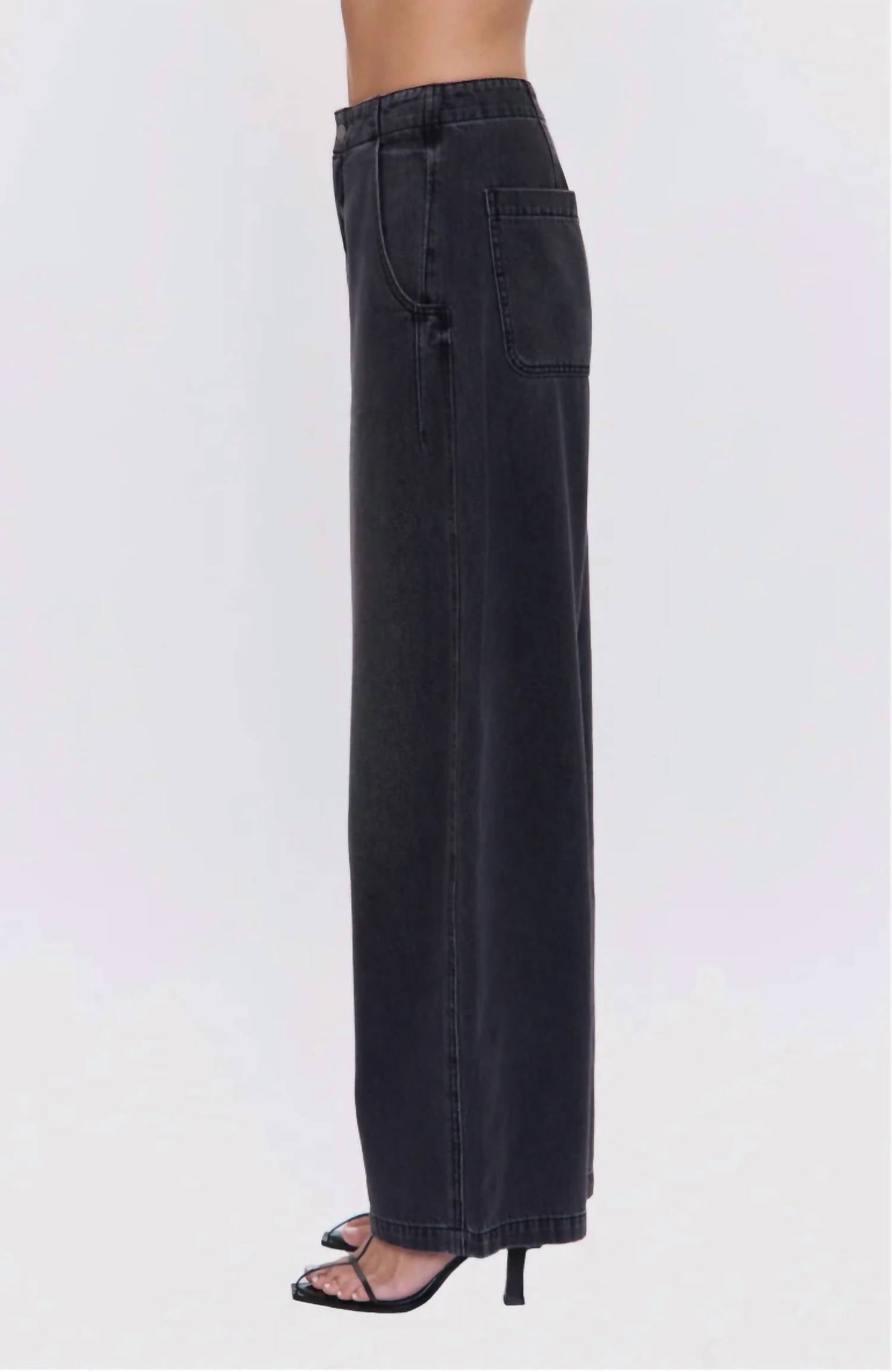 Pistola - Lottie High Rise Relaxed Bowed Jeans