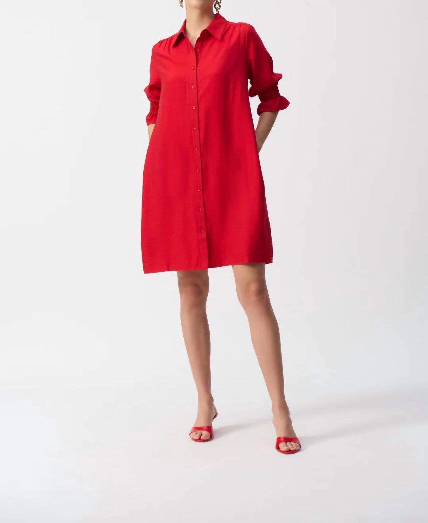 Joseph Ribkoff - Button-front Shirt Dress