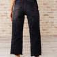 Judy Blue - High Rise Button Fly Wide Leg Crop Jean