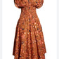 A.L.C. - Lucia Floral Smocked Midi Dress