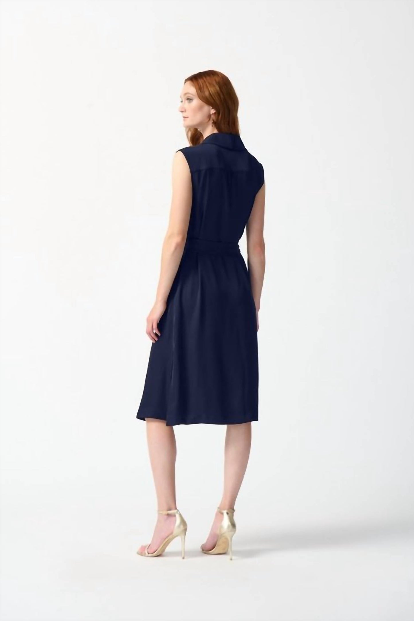 Joseph Ribkoff - Woven Sleeveless Wrap Dress