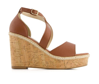 Andrea - Women's Criss Cross Ankle Strap Sandal