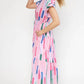 Entro - Striped Midi Dress