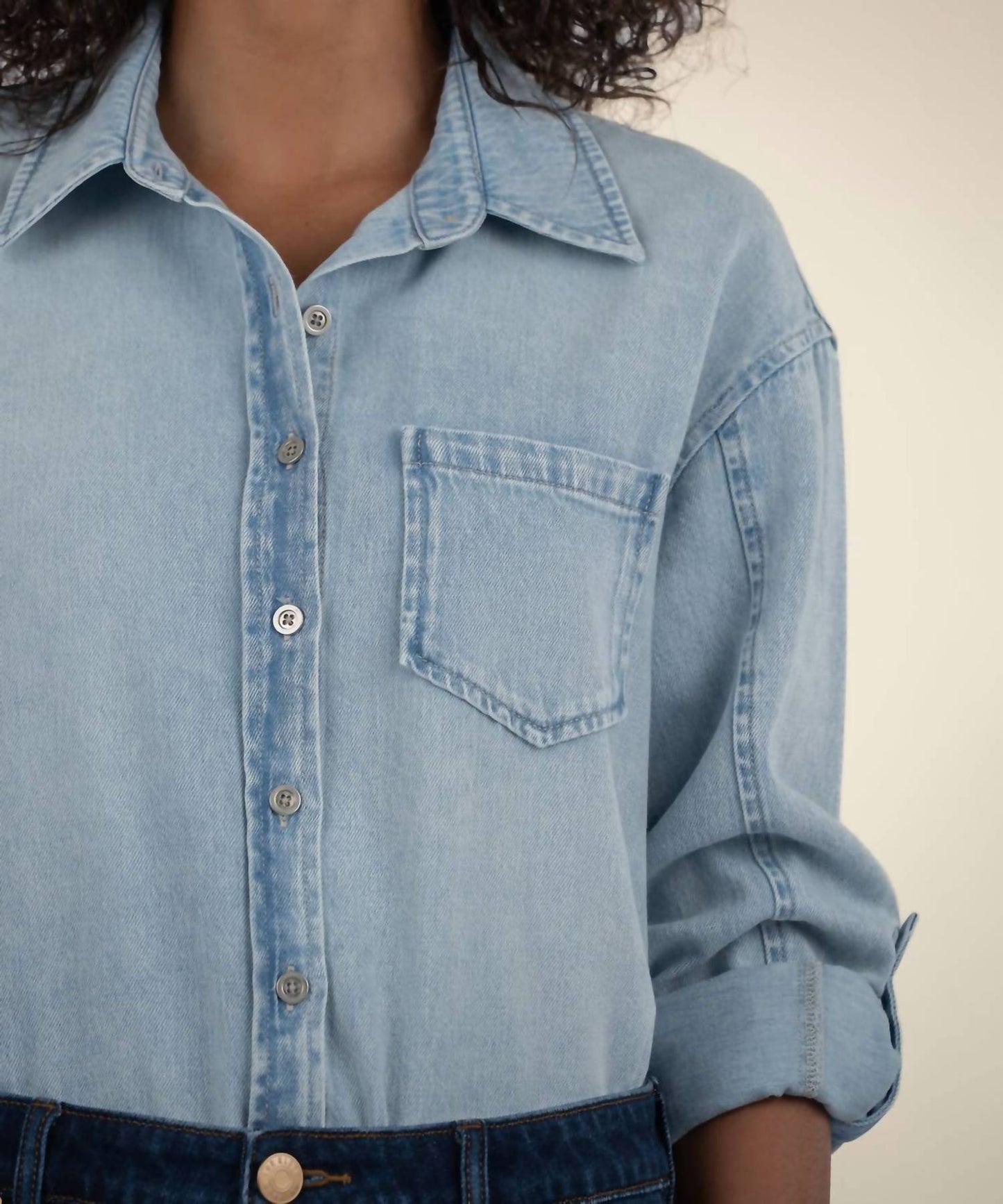 Kut From The Kloth - Leighton Linen Top