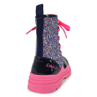Billieblush - Girl's Glitter Boots With Flower Laces