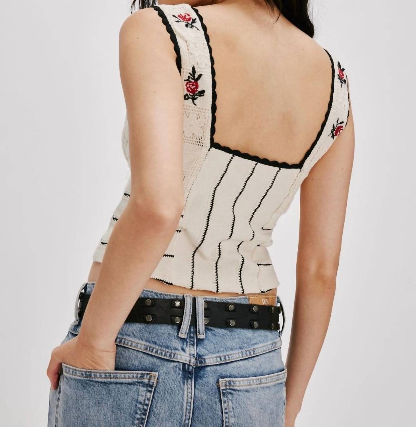 Free People - Rose Bud Knit Top