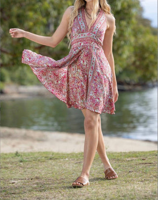 Cienna - Cleo Short Halter Mini Dress