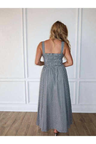 Aureum - Checkmate Corset Maxi Dress