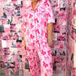 1 The Woman - Bows Before Bros Short Sleeve/Pants Pajamas Set
