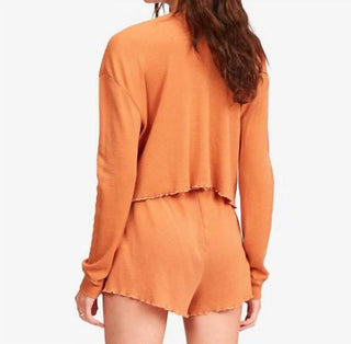 Billabong - Pick Me Up Waffle Knit Long Sleeve Top